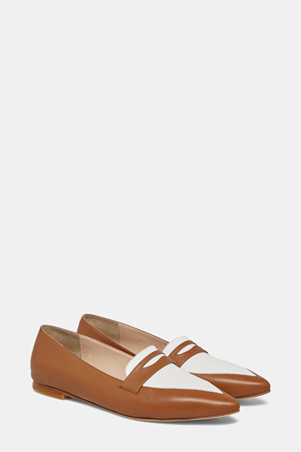 DERİ SİVRİ BURUN LOAFER 2