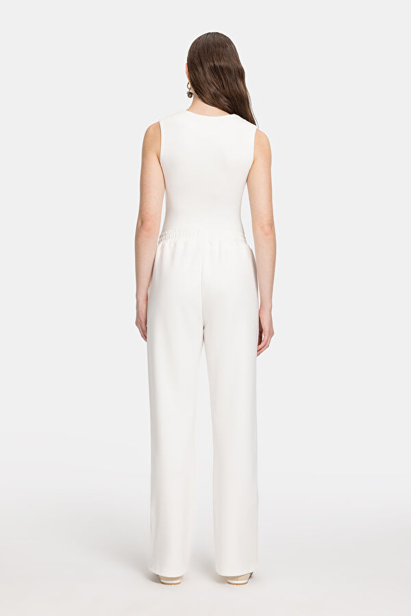 EKRU STRAIGHT SPOR PANTOLON 3