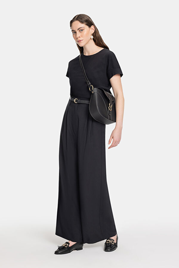 SİYAH WIDE LEG PANTOLON