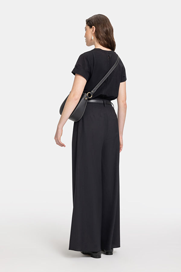 SİYAH WIDE LEG PANTOLON 2