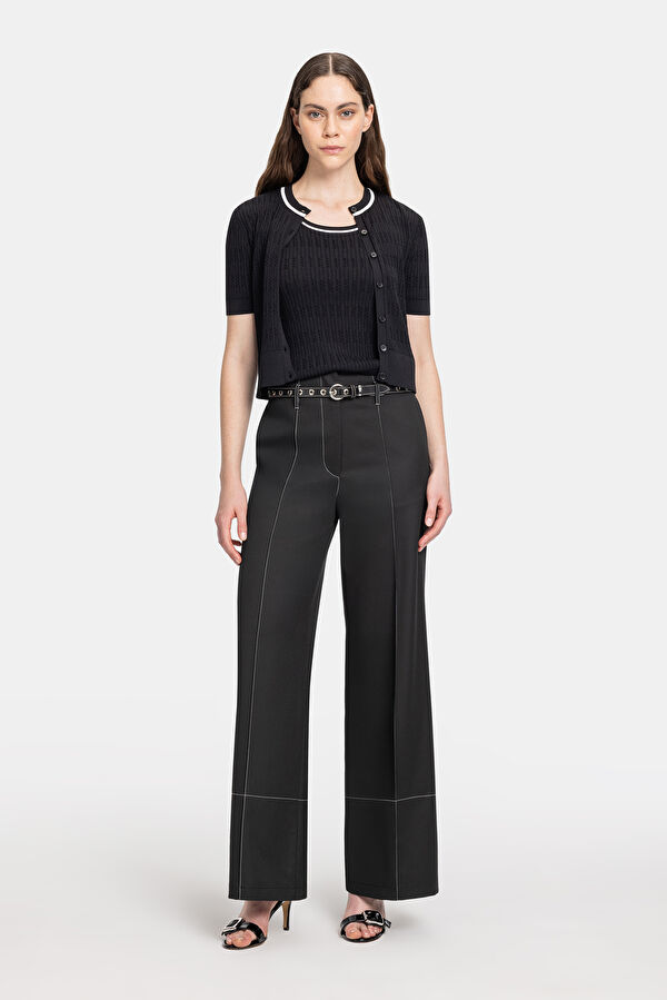 SİYAH STRAIGHT PANTOLON