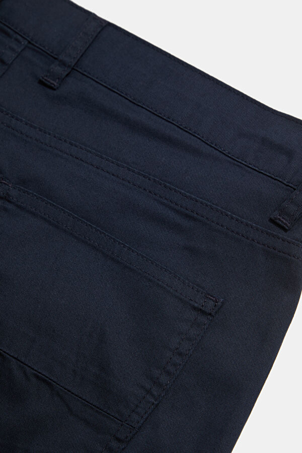 LACİVERT BORU PAÇA SPOR PANTOLON 4