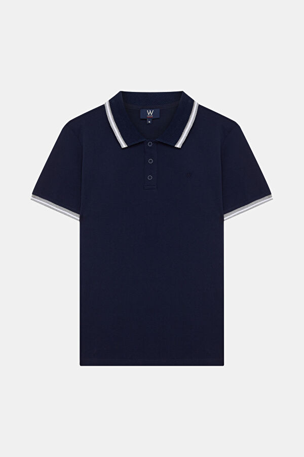 LACİVERT POLO YAKA T-SHIRT