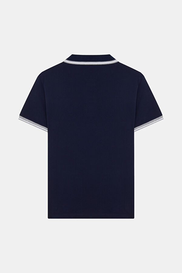 LACİVERT POLO YAKA T-SHIRT 2
