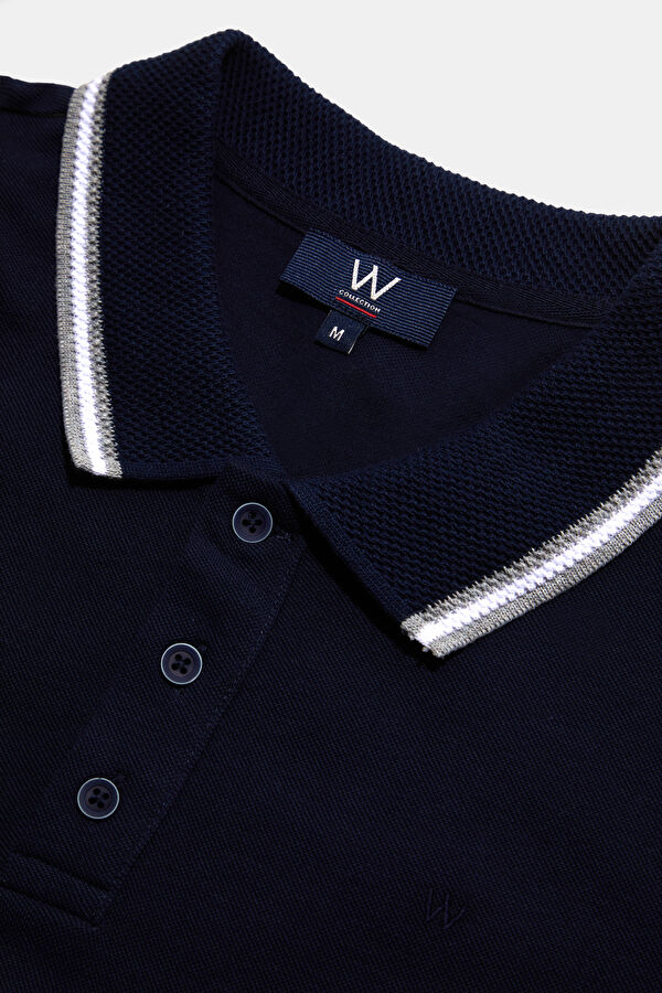 LACİVERT POLO YAKA T-SHIRT 3