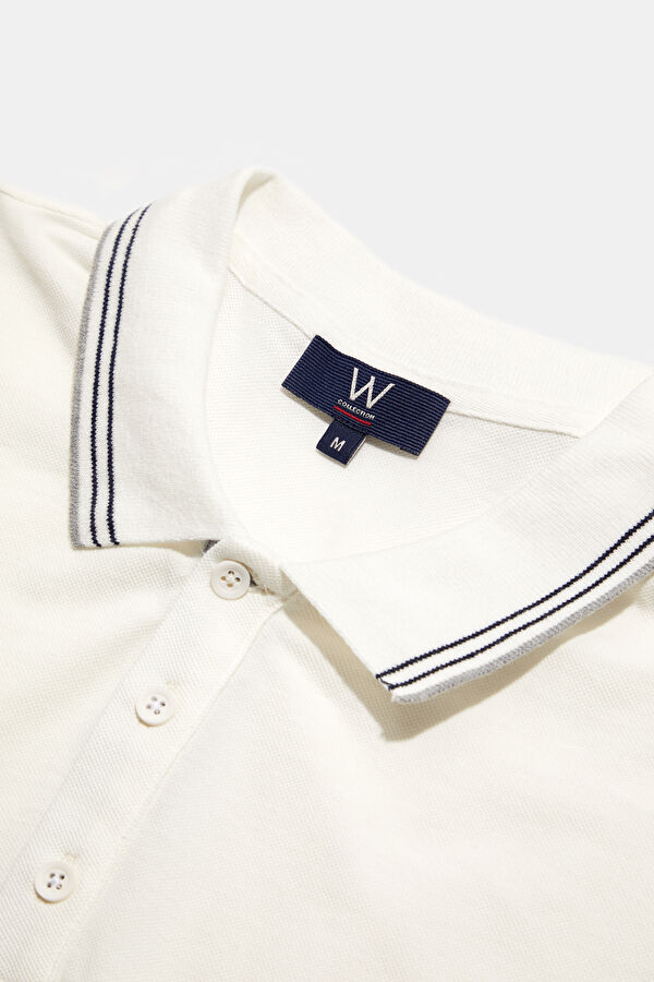 EKRU POLO YAKA T-SHIRT 3