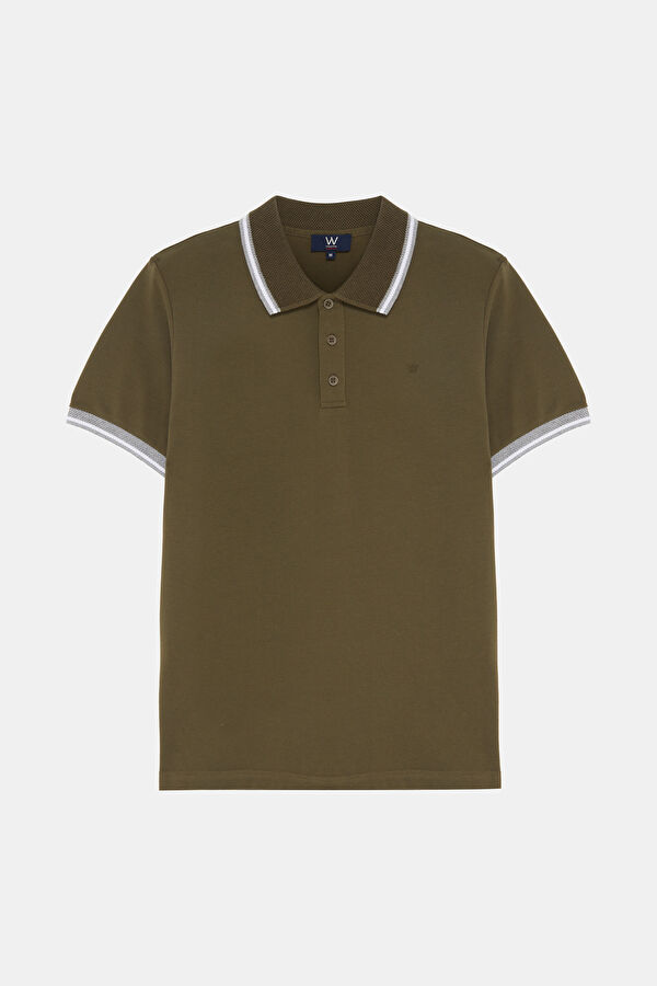 HAKİ POLO YAKA T-SHİRT