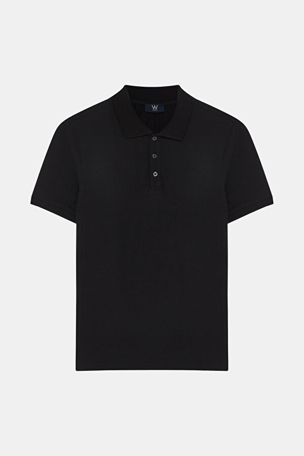 SİYAH POLO YAKA T-SHİRT