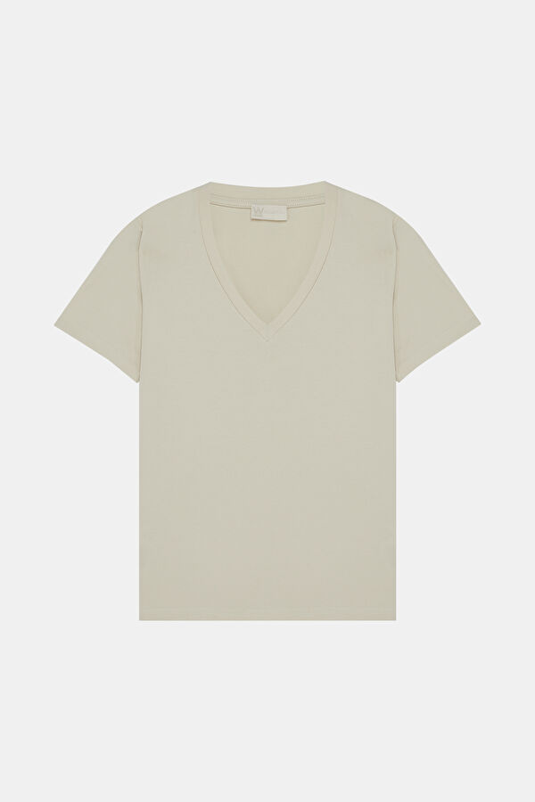 BEJ V YAKA TSHIRT