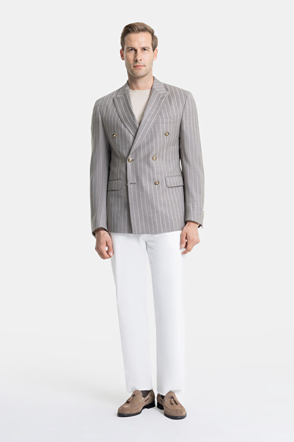 BEJ KRUVAZE REGULAR FIT CEKET