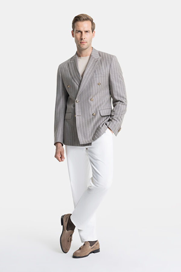 BEJ KRUVAZE REGULAR FIT CEKET 4