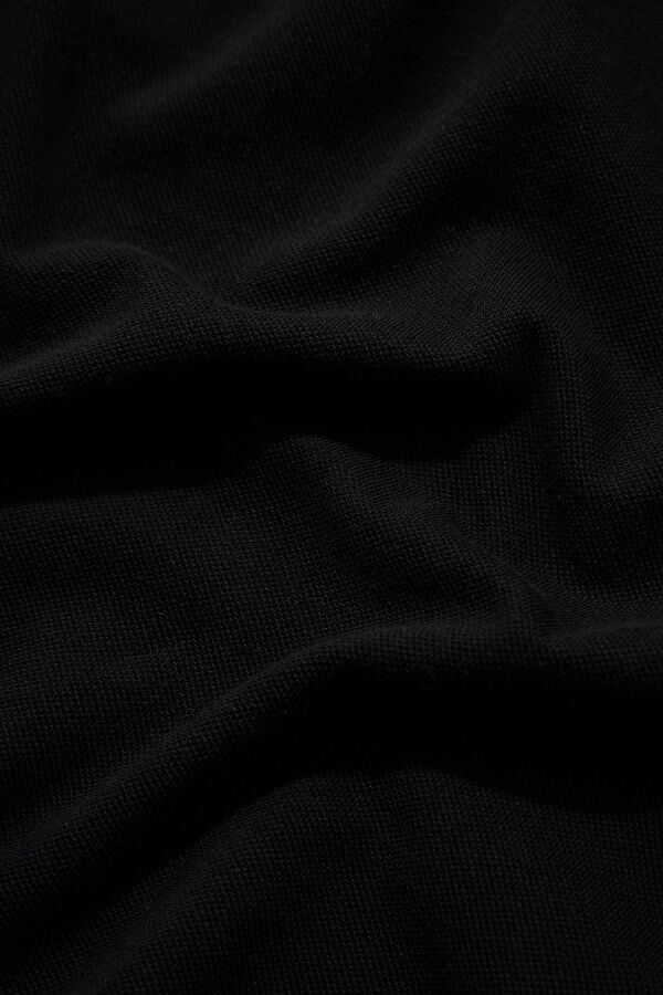 SİYAH POLO YAKA UZUN KOLLU SWEATSHİRT 4