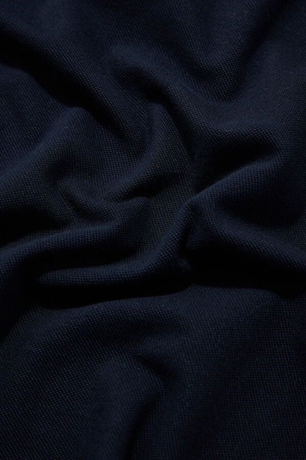 LACİVERT POLO YAKA UZUN KOLLU SWEATSHİRT 4