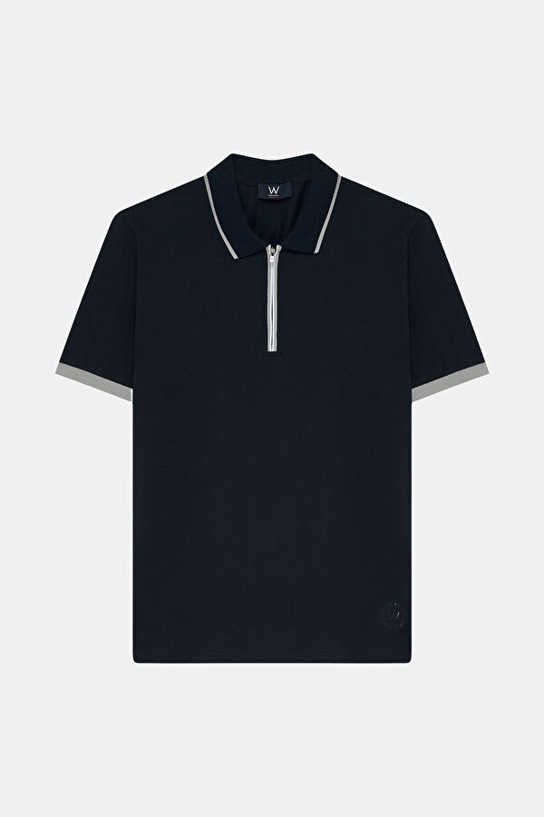 LACİVERT POLO YAKA T-SHİRT
