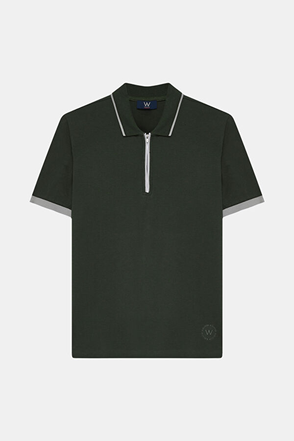 HAKİ POLO YAKA T-SHİRT