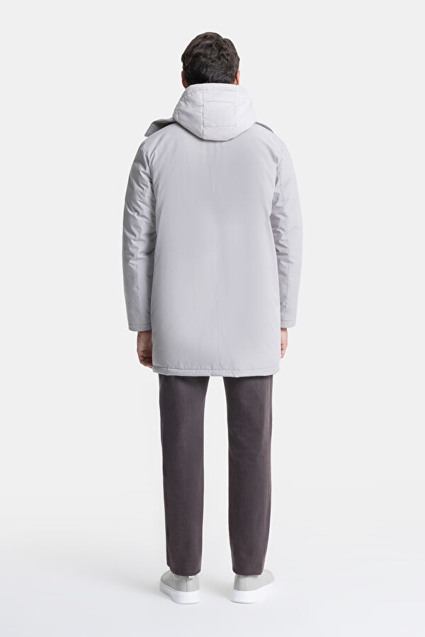 KAPUŞONLU VİZON PARKA 2