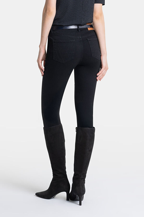 SİYAH SKINNY LEG JEAN PANTOLON 3