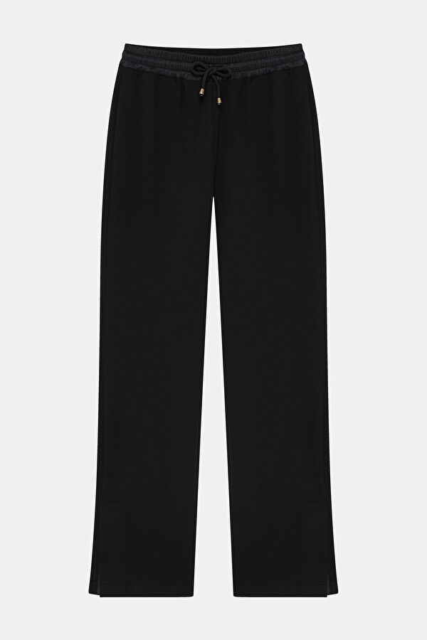 SİYAH STRAIGHT SPOR PANTOLON
