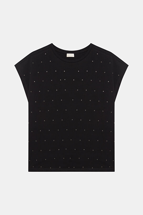 SİYAH O YAKA TSHIRT
