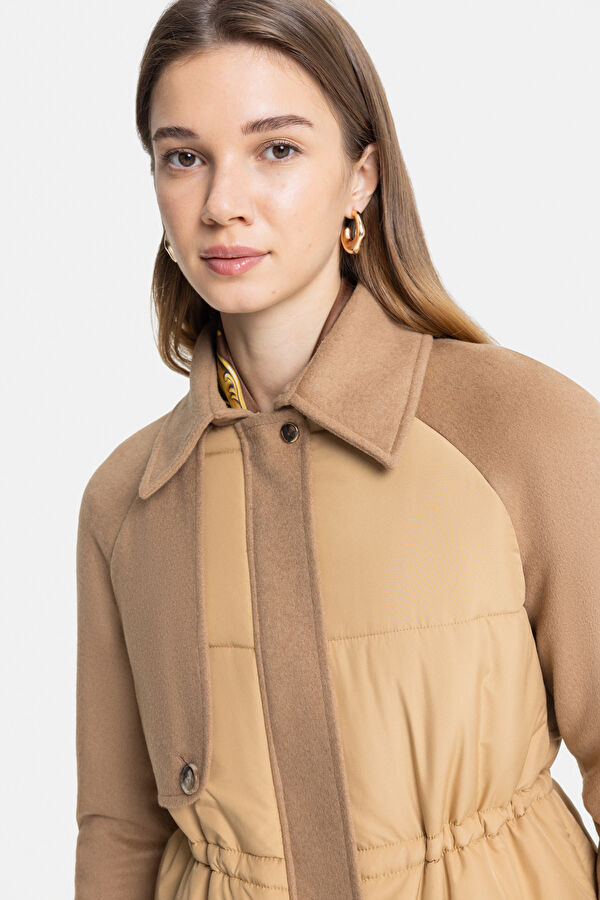 CAMEL GARNİ DETAYLI MONT 3