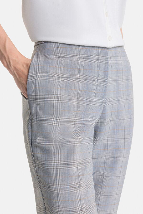 GRİ EKOSE YÜNLÜ PANTOLON 4