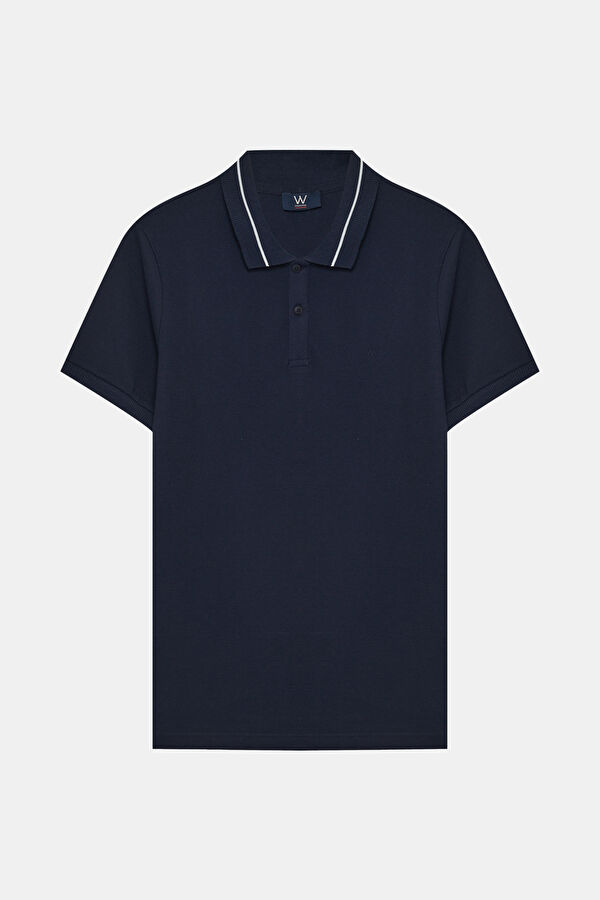 LACİVERT POLO YAKA T-SHİRT