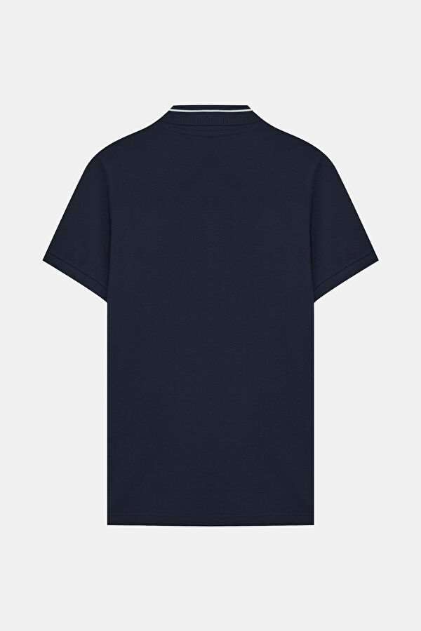 LACİVERT POLO YAKA T-SHİRT 2