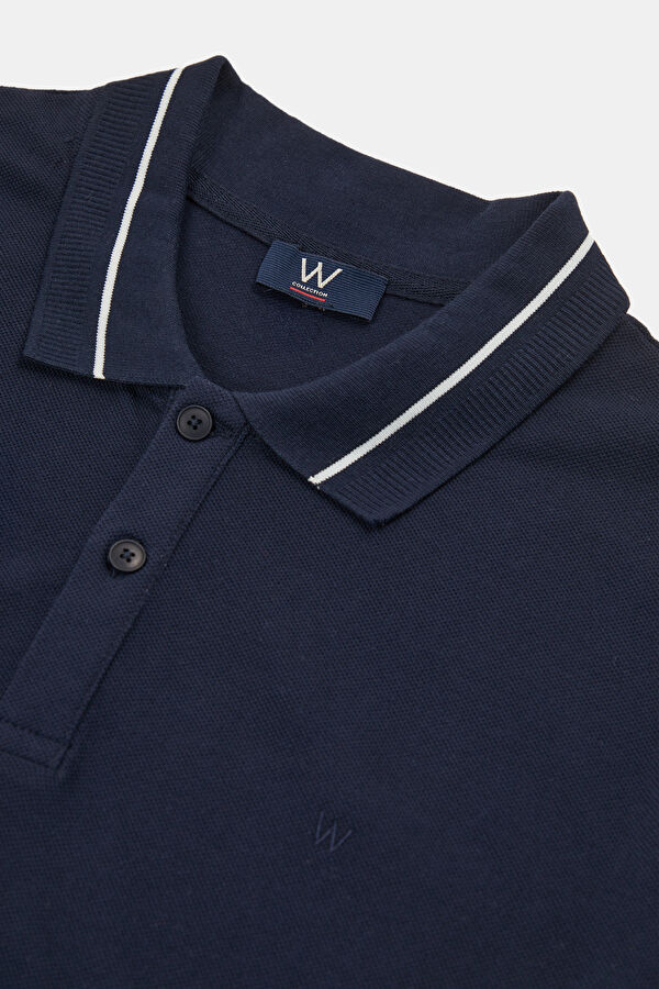 LACİVERT POLO YAKA T-SHİRT 3