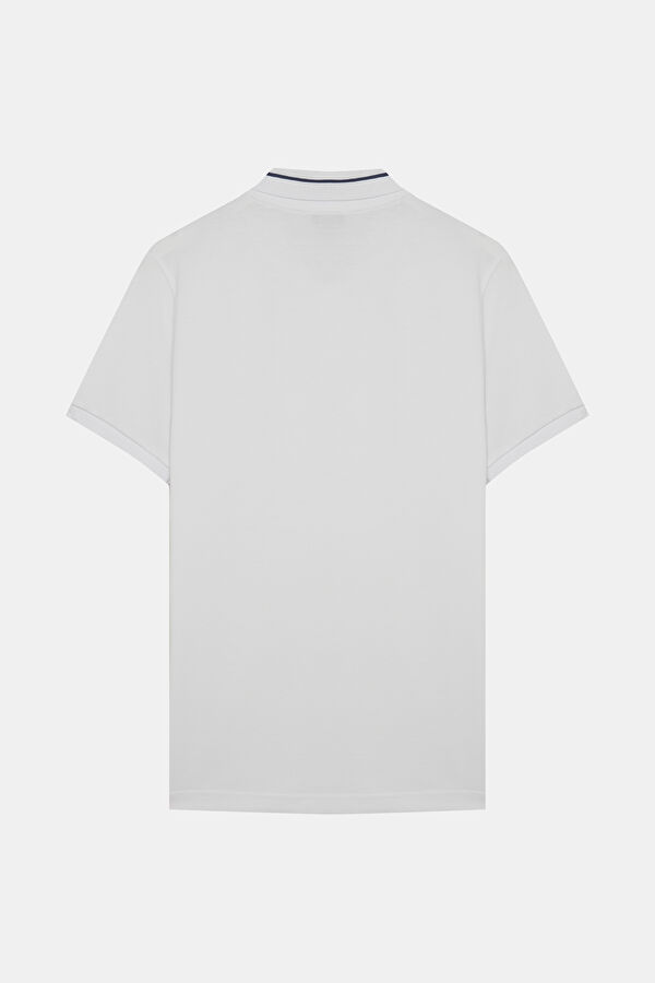 BEYAZ POLO YAKA T-SHİRT 2