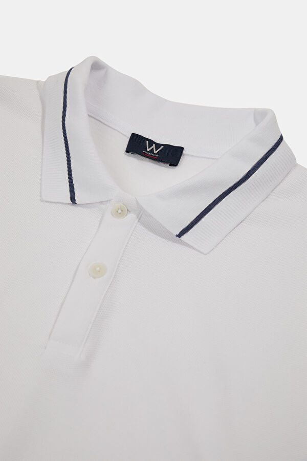 BEYAZ POLO YAKA T-SHİRT 3