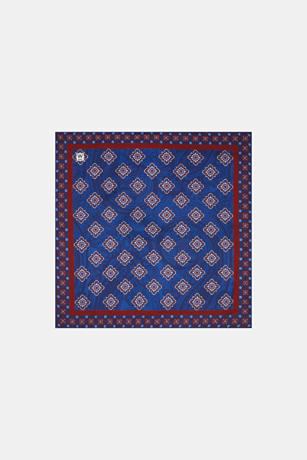 BORDO %100 İPEK MENDİL