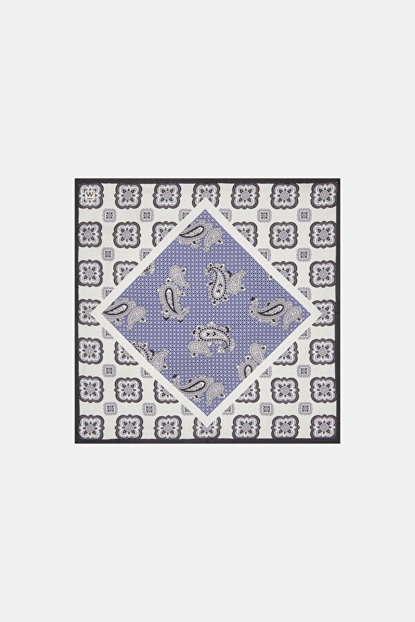 BEYAZ %100 İPEK MENDİL