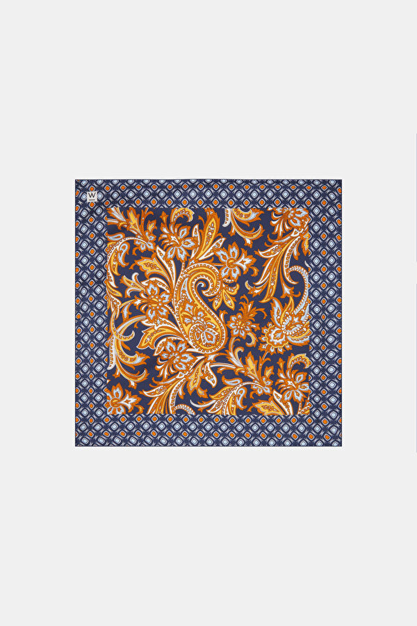 TURUNCU %100 İPEK MENDİL