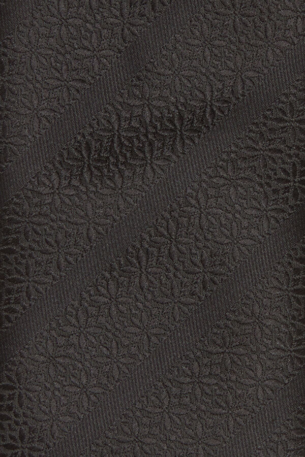 ÇİZGİLİ VE ÇİÇEK DESENLİ KRAVAT 3