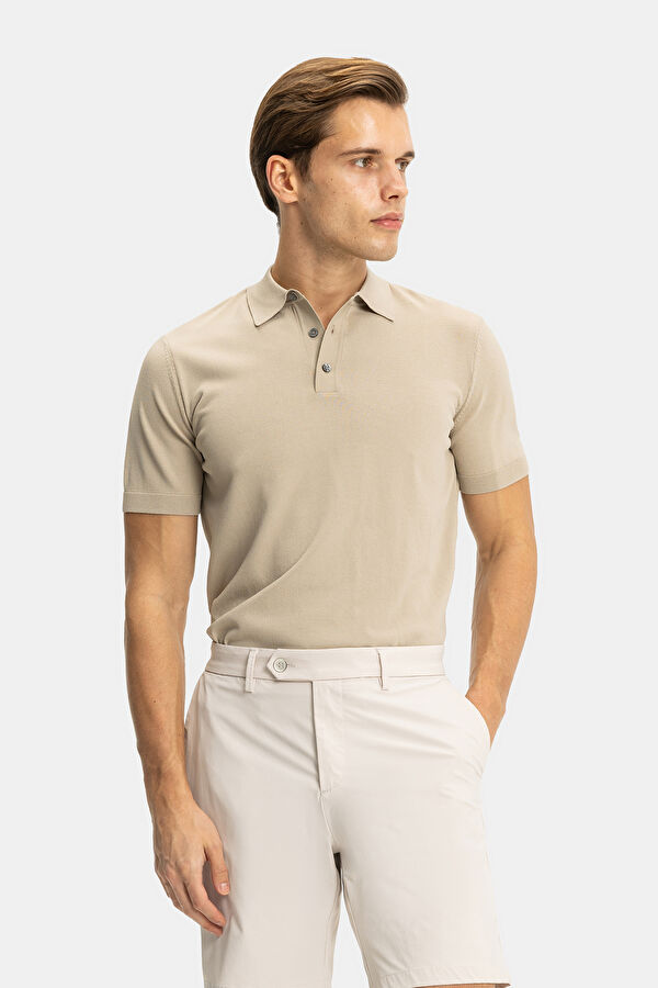 STANDART KALIP TAŞ POLO YAKA T-SHİRT