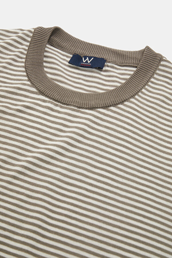 STANDART KALIP VİZON BİSİKLET YAKA T-SHİRT 3