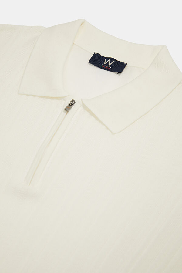 EKRU POLO YAKA T-SHİRT 3