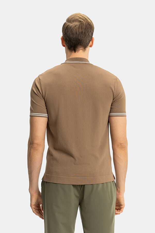 STANDART KALIP VİZON POLO YAKA T-SHİRT 2
