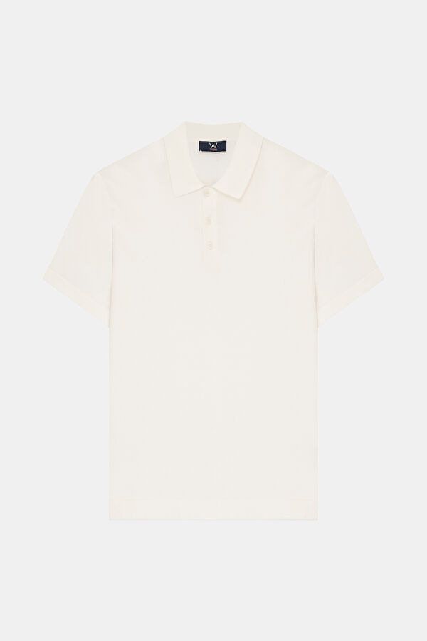 STANDART KALIP EKRU POLO YAKA T-SHİRT