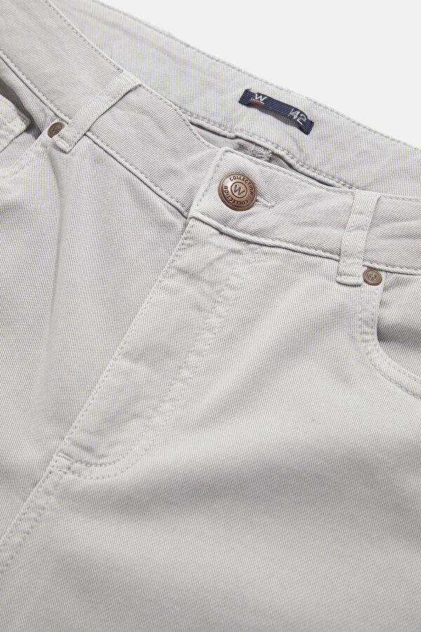 GRİ BORU PAÇA BEŞ CEP SPOR PANTOLON 3