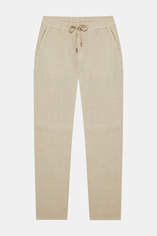 BEJ BORU PAÇA JOGGER SPOR PANTOLON 4