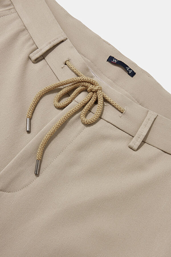 BEJ BORU PAÇA JOGGER SPOR PANTOLON 3