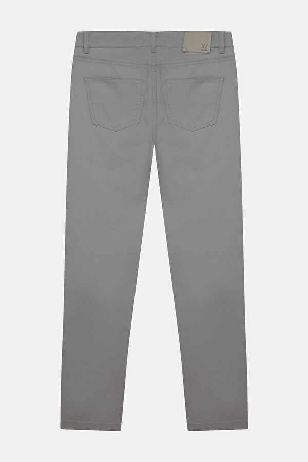 GRİ BORU PAÇA BEŞ CEP SPOR PANTOLON 2