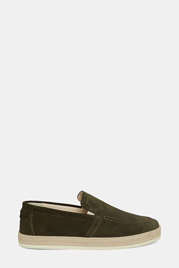 YEŞİL SÜET LOAFER AYAKKABI