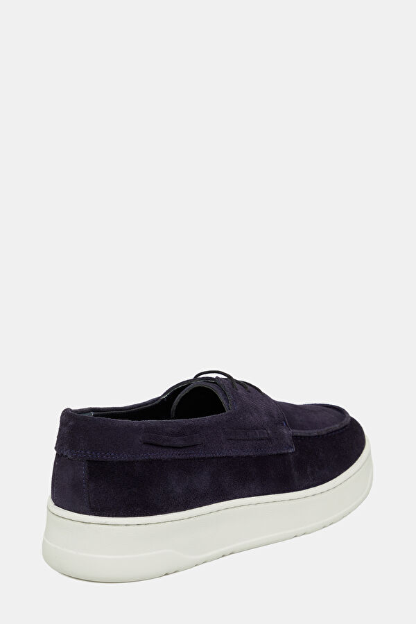 LACİVERT SÜET BAĞCIKLI SPOR AYAKKABI 3