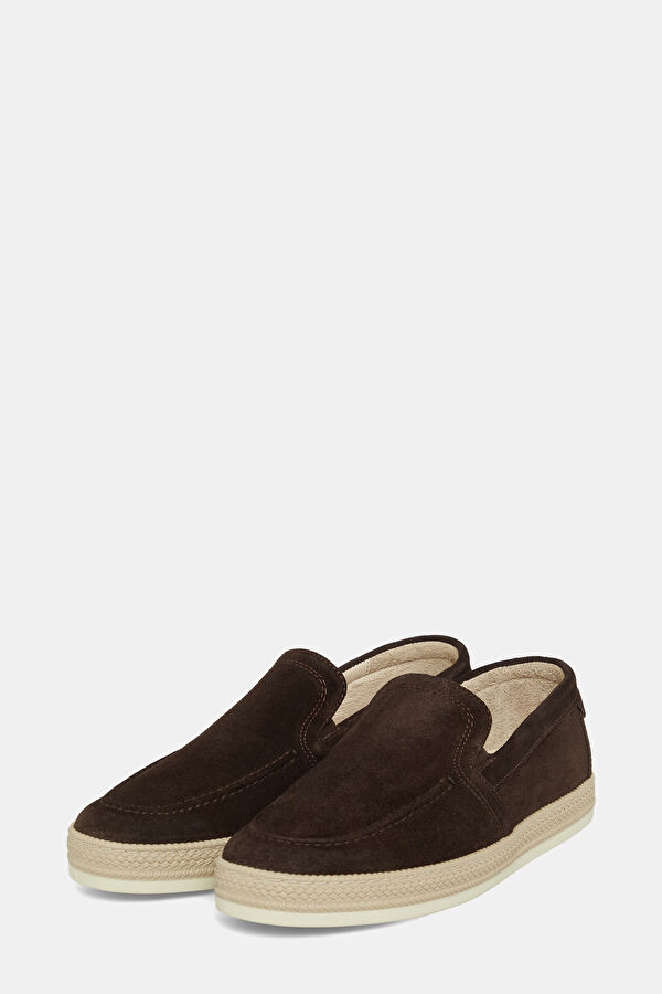 KAHVE SÜET LOAFER AYAKKABI 2