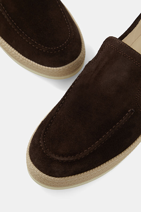 KAHVE SÜET LOAFER AYAKKABI 4