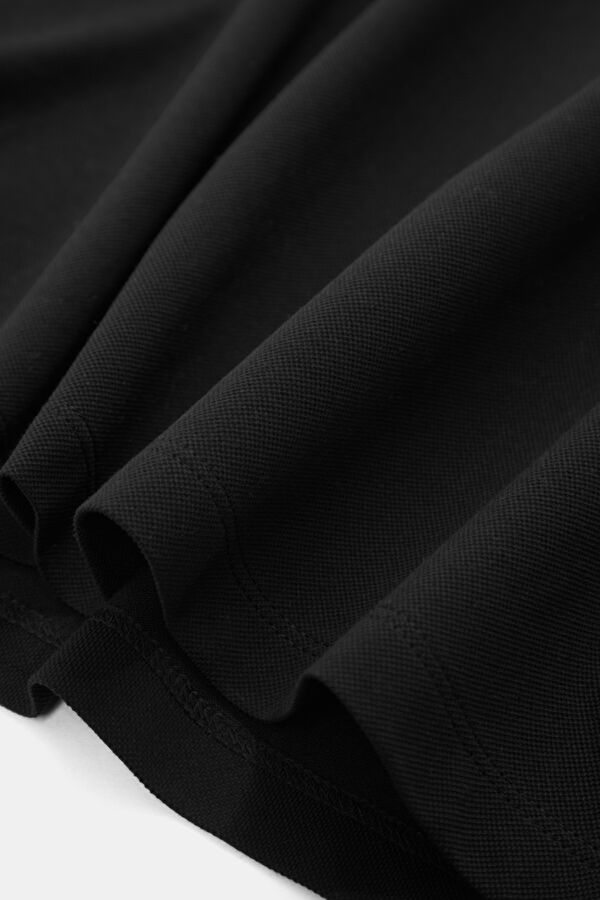 SİYAH KISA KOLLU POLO YAKA T-SHIRT 4