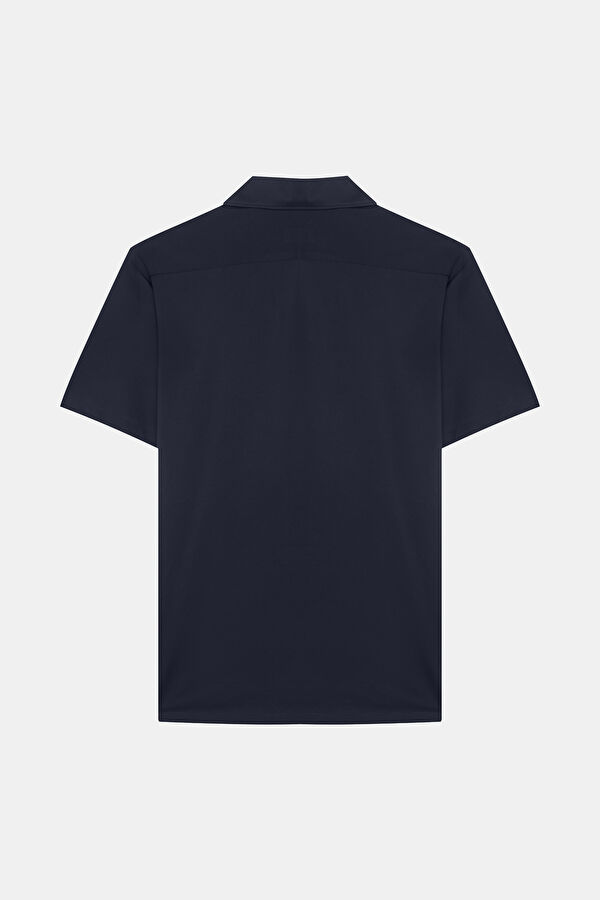 LACİVERT KISA KOLLU POLO YAKA T-SHIRT 2