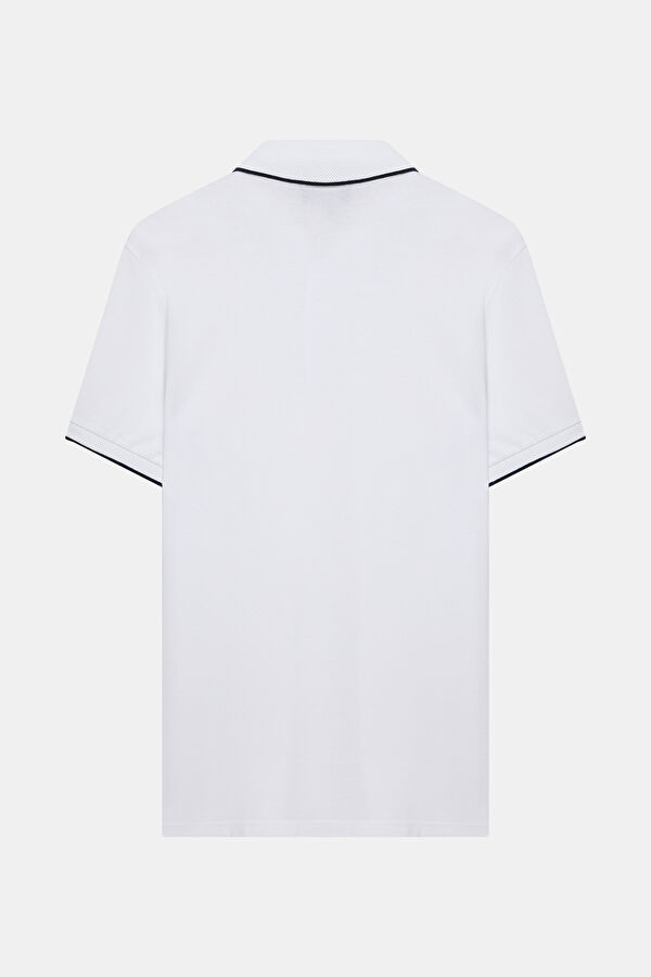 BEYAZ POLO YAKA T-SHİRT 2